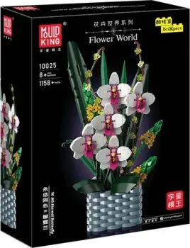 Mould King 10025 Букет орхидей Вечные Бабочки