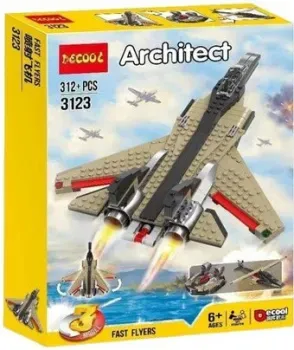 Jisi Bricks Быстрый самолет 3123