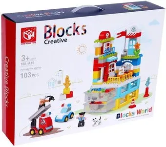 Kids Home Toys Пожарная и полицейская станции 188-A19 7120614