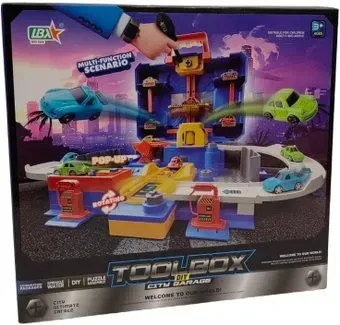 Sharktoys 22200082 Парковка с пусковым механизмом