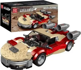 Mould King 27017 Static Version Racers Car Aland Airship