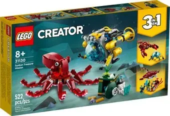 LEGO Creator 31130 Охота за сокровищами на дне моря