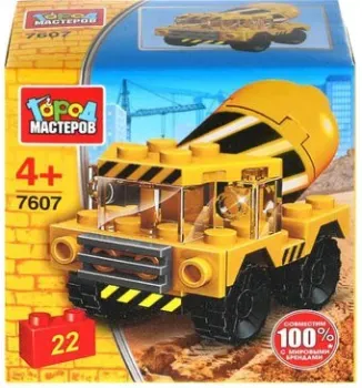 Город мастеров Стройка 7607-JS Бетономешалка