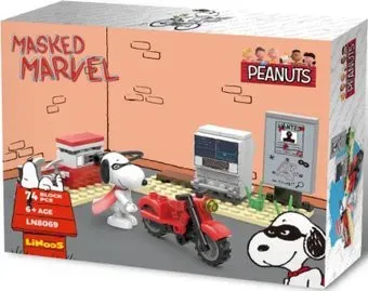 Miniso Snoopy Collection 6266 Велосипед и магазин