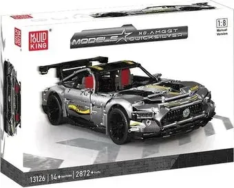 Mould King Technic 13126 Black Plating Motor AMG GT R (без электрики)
