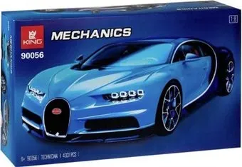 King 2086 Автомобиль Бугатти Шерон синий