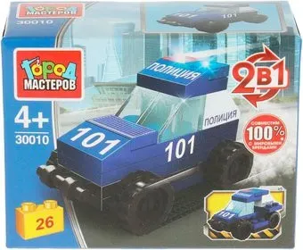 Город мастеров Полиция 30010-CG 2 в 1 Полицейская машина