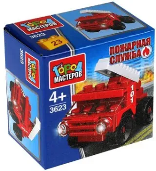 Город мастеров Пожарная служба 3623-JS Пожарная машина