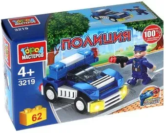 Город мастеров Полиция 3219-PZ Полицейский На Машине
