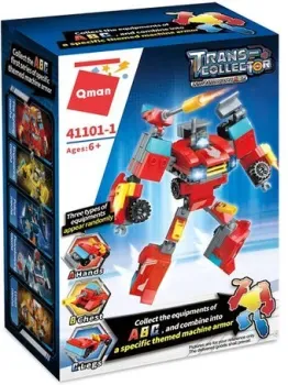 Qman Trans Collector 41101-1 Робот ABC: красный