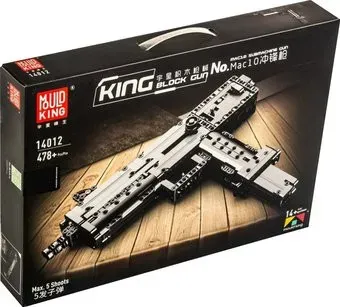 Mould King Block Gun 14012 Пистолет-пулемет Ingram MAC-10