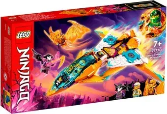 LEGO Ninjago 71770 Реактивный самолёт Зейна Золотой дракон