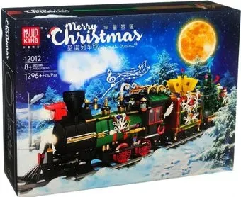 Mould King Merry Christmas 12012 Рождественский поезд