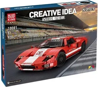 Mould King Creative Idea 10001 Ford GT Красный Фантом
