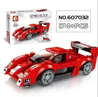 Sembo Block Спорткар красный 607032