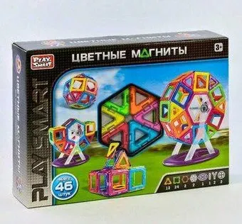 Play Smart Цветные магниты 2430