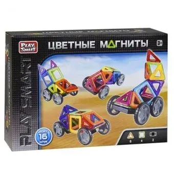 Play Smart Цветные магниты 2426