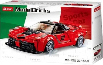 Sluban Model Bricks M38-B0955 Italian Super Car