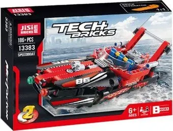 Jisi Bricks Tech Bricks 13383 Моторная лодка