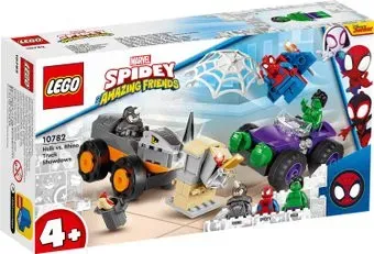 LEGO Marvel Spiderman 10782 Схватка Халка и Носорога на грузовиках