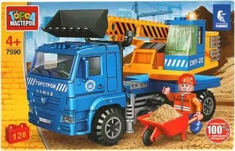 Город мастеров Стройка 7590-KK КамАЗ. Экскаватор