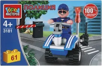 Город мастеров Полиция 3181-PZ Полицейский на гироскутере