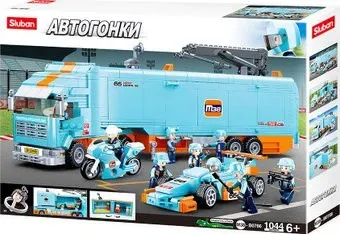 Sluban Автогонки M38-B0766 Заезд с трейлером