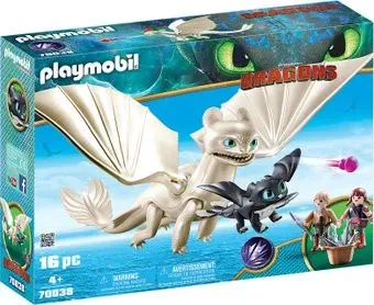 Playmobil PM70038 Легкая ярость и дракончик с детьми