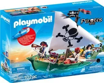 Playmobil PM70151 Пиратский корабль