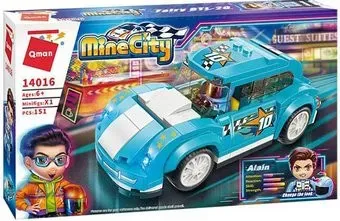 Qman Mine City 14016 Гоночный автомобиль Fairy BTL-20