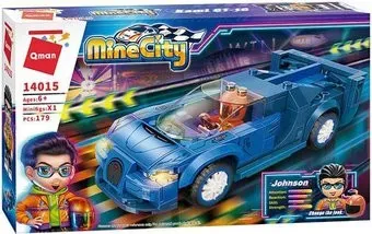 Qman Mine City 14015 Гоночный автомобиль Bugatti GT-16