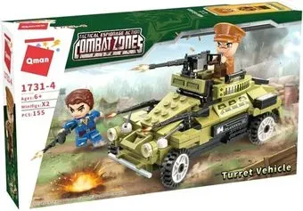 Qman CombatZones 1731-4 Машина с турелью