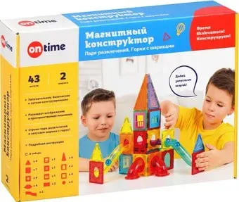 On Time Магнитный конструктор 45037 Парк развлечений
