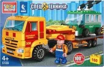 Город мастеров Спецтехника 5109-KK Камаз. Перевозчик с троллейбусом
