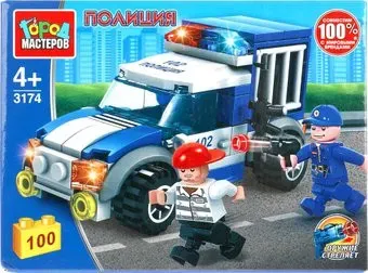 Город мастеров Полиция 3174-KK Побег из полицейской машины