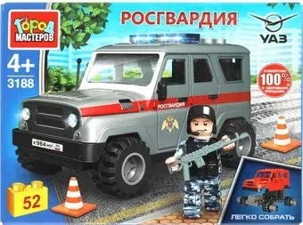 Город мастеров Росгвардия SB-3188 UAZ Hunter