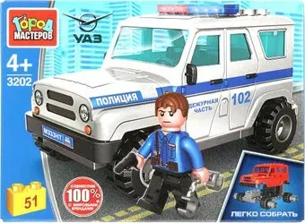 Город мастеров Полиция SB-3202 UAZ Hunter