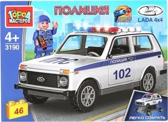 Город мастеров Полиция 3190-CY Lada 4х4