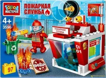 Город мастеров Пожарная служба 3596-KK Пожарная станция