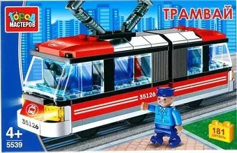 Город мастеров Транспорт 5539-KK Трамвай с гармошкой