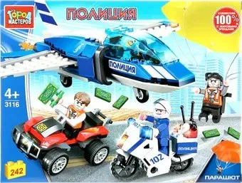 Город мастеров Полиция 3116-BL Воздушная полиция