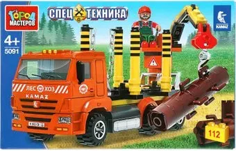 Город мастеров Спецтехника 5091-KK Камаз Лесовоз