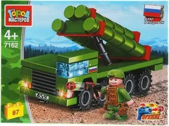 Город мастеров Армия 7162-UU ЗРК С-300, с фигуркой