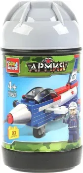 Город мастеров Армия 7053-BL Истребитель в банке
