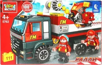Город мастеров Kamaz 5762-KK Камаз-перевозчик с мотоциклом