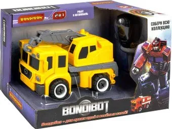 Bondibon ВВ5255 2 в 1 Строительный автокран-робот