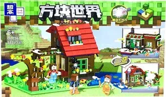 Zhe Gao Mycrafts QL0561 Майнкрафт Дом на Лесной поляне