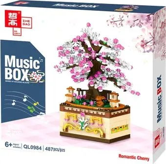 Zhe Gao Creator Classic QL0984 Музыкальная Шкатулка Романтическая вишня