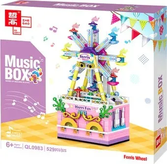 Zhe Gao Creator Classic QL0983 Музыкальная Шкатулка Колесо обозрения