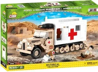 Cobi World War II 2518 Ford V3000S Maultier Ambulance